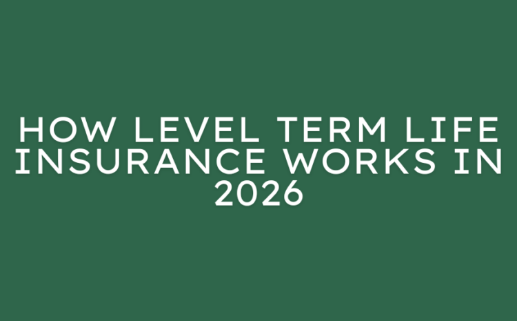  How Level Term Life Insurance Works in 2026 | Alara Benefits
